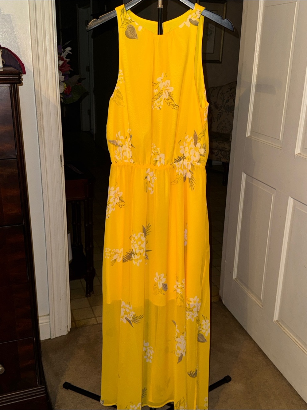 a new day Yellow Floral Maxi Dress